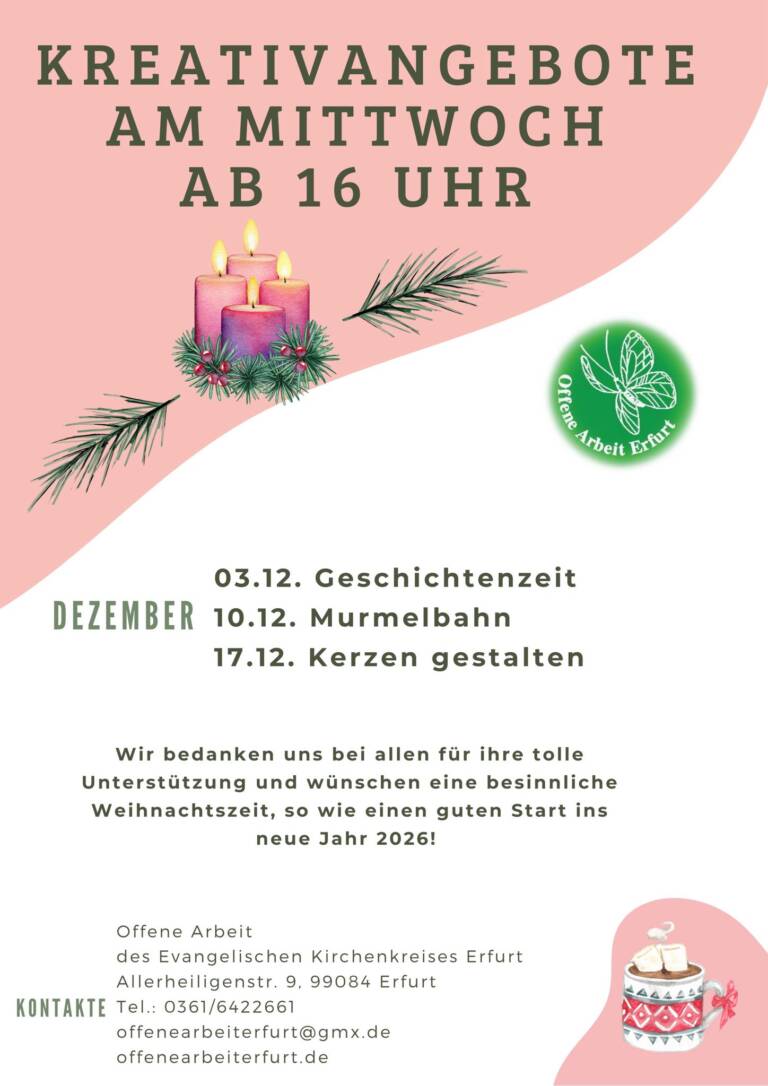 Kreativprogramm im Familiencafé