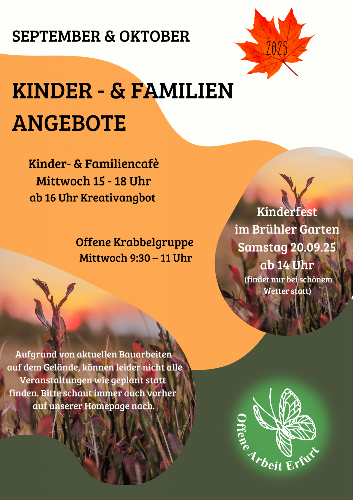 Kreativprogramm im Familiencafé