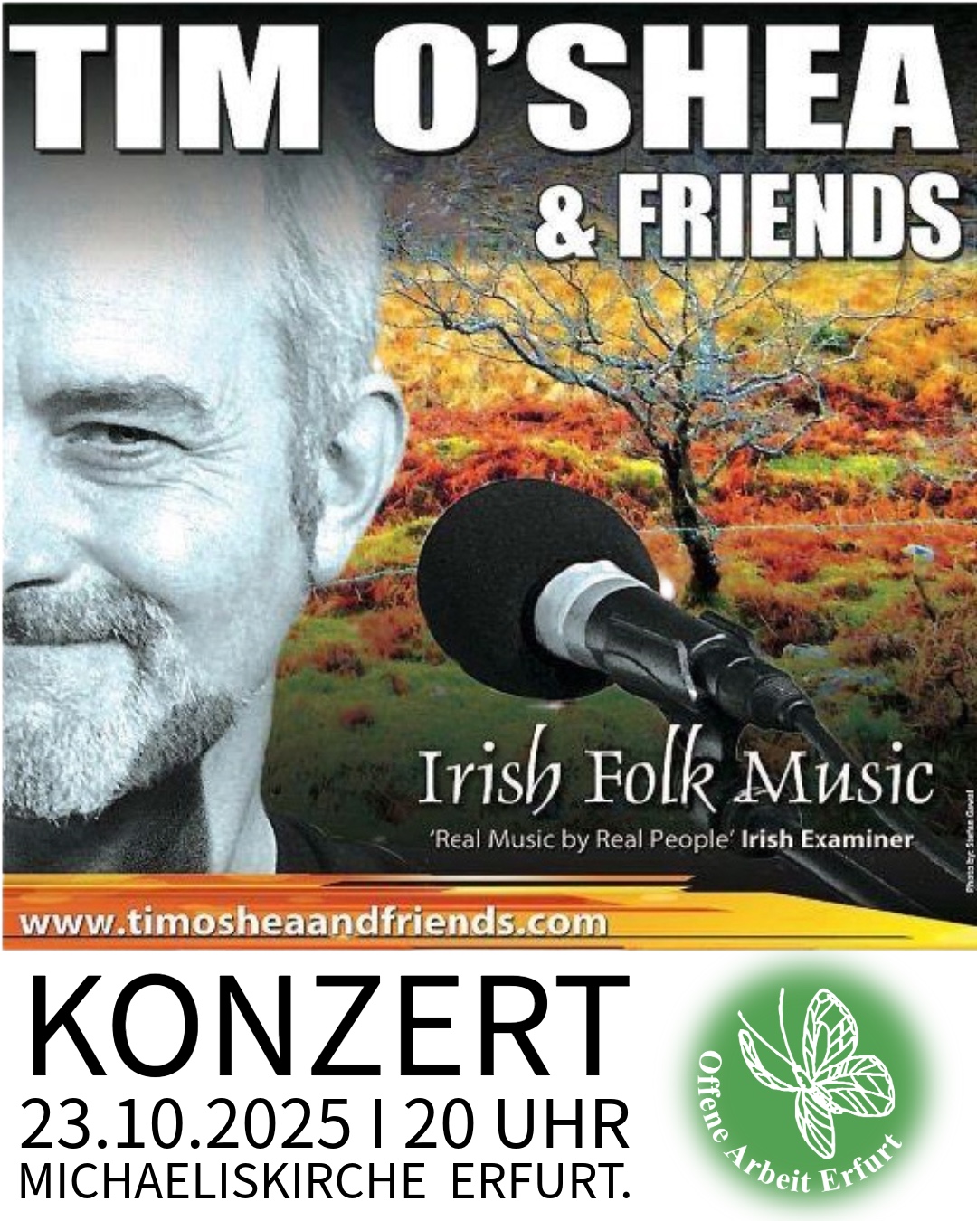 Konzert – Tim O’Shea – Irish Folk