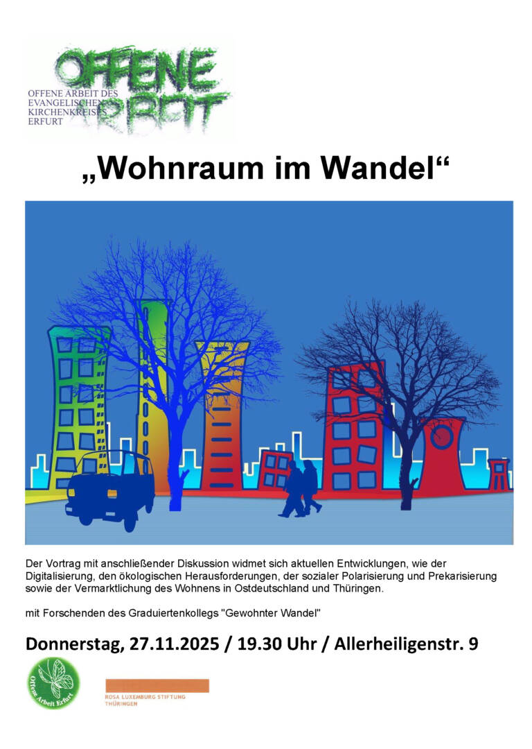 Wohnraum im Wandel – Vortrag und Diskussion
