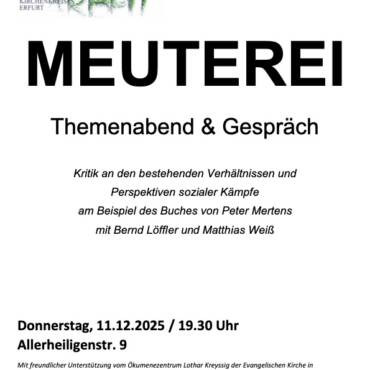MEUTEREI – Themenabend und Gespräch