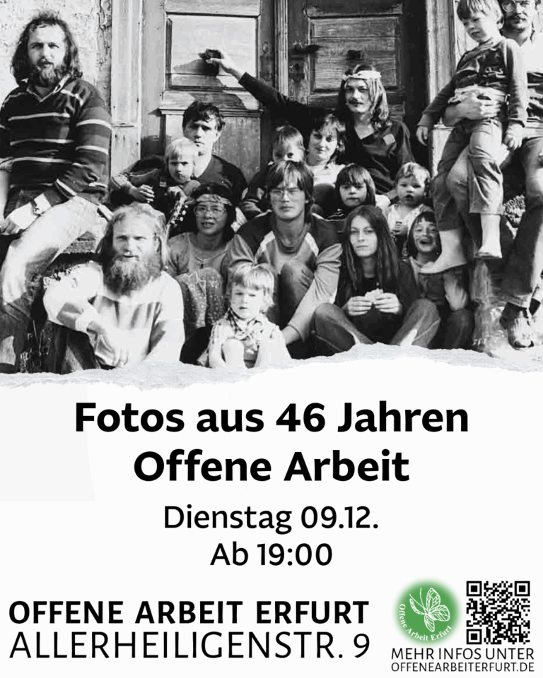 Fotos aus 46 Jahren Offene Arbeit