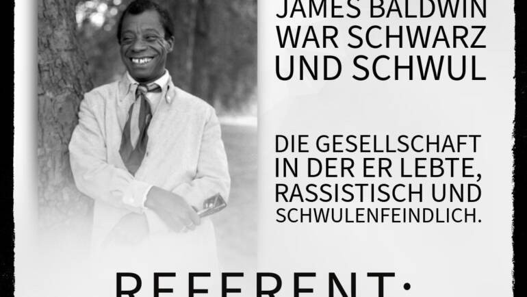 Lesung von  Rene´Aguigah: „James Baldwin. Der Zeuge“. 