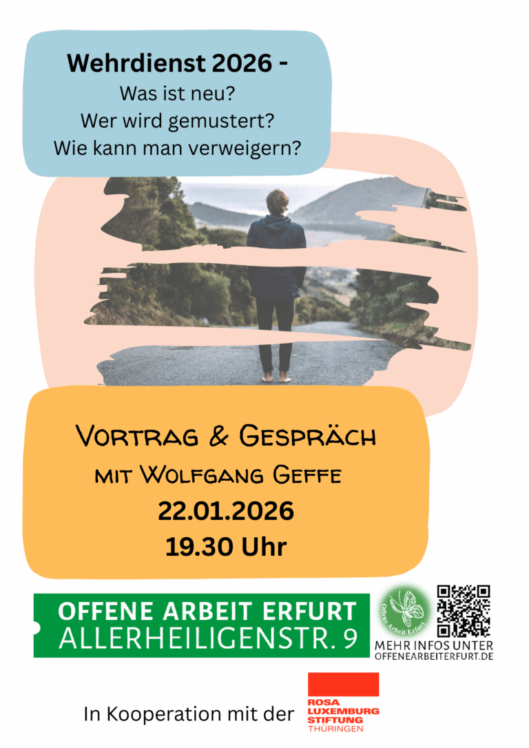 Wehrdienst 2026 – Vortrag & Gespräch