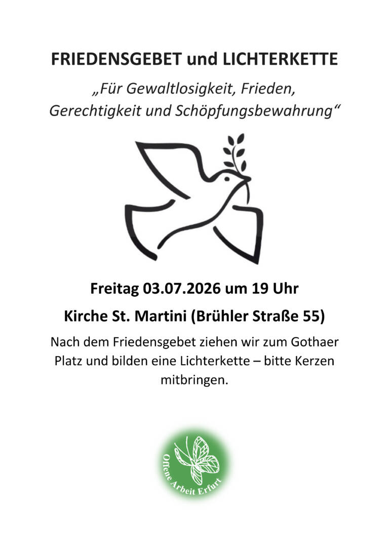 Friedensgebet 03.07.