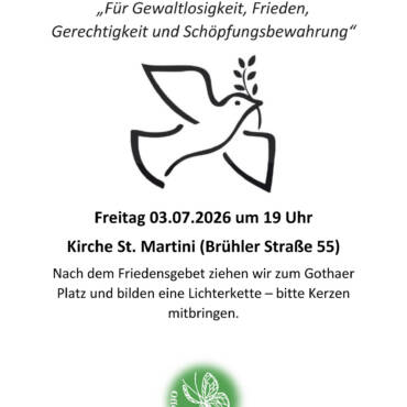 Friedensgebet 03.07.