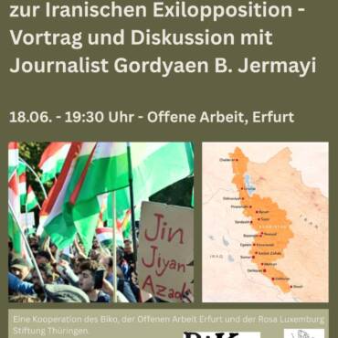 Zur Situation der Kurd*innen im Iran – Diskussion & Vortrag