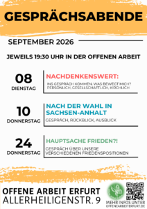 Gesprächsabende September 26