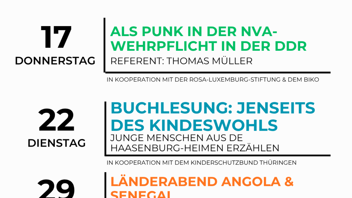 Themenabende im September