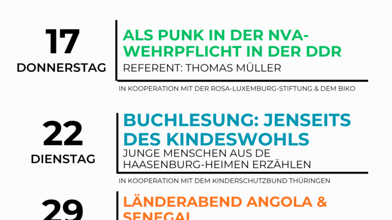 Themenabende im September