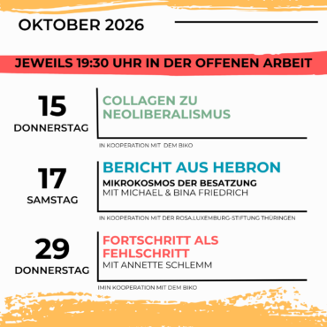 Themenabende im Oktober