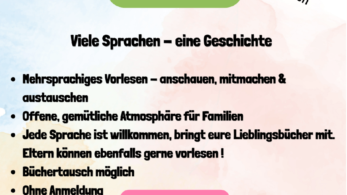Mehrsprachiges FamilienLeseCafé