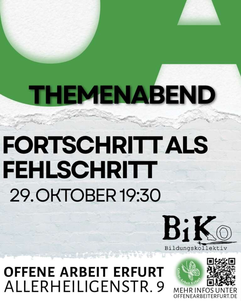 Fortschritt als Fehlschritt